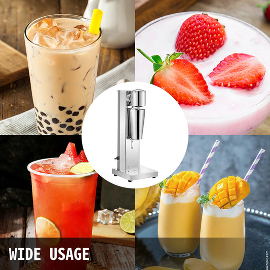 Milkshake Maker Machine w/ 800ml Stainless Steel Cup - Versatile Drink Maker