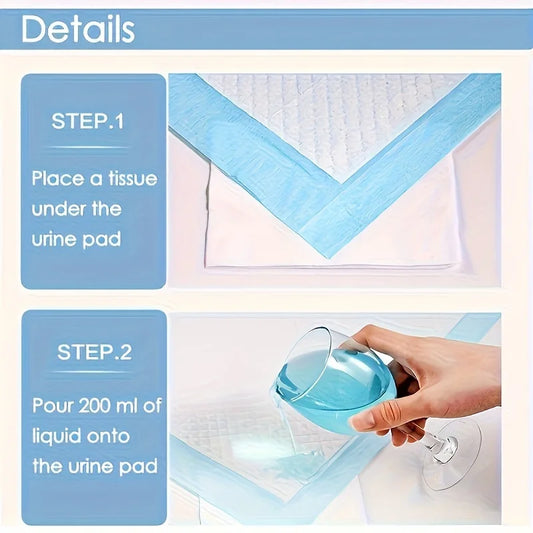 17.7"x13" inch Pee Pads, 6-layer protective structure, Disposable, and absorbent training pads