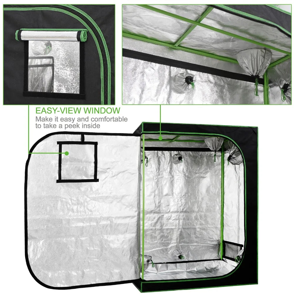 48"x24"x60" Grow Tent Hydroponic Window Floor Tray w/tool bag (tools not included)
