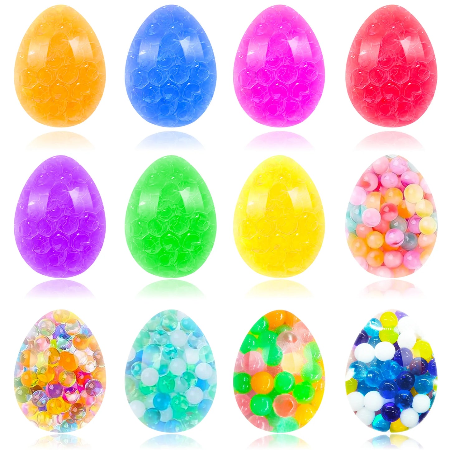 10-30Pcs Crushable Easter Eggs, Party Favors, Gifts, and Basket Fillers