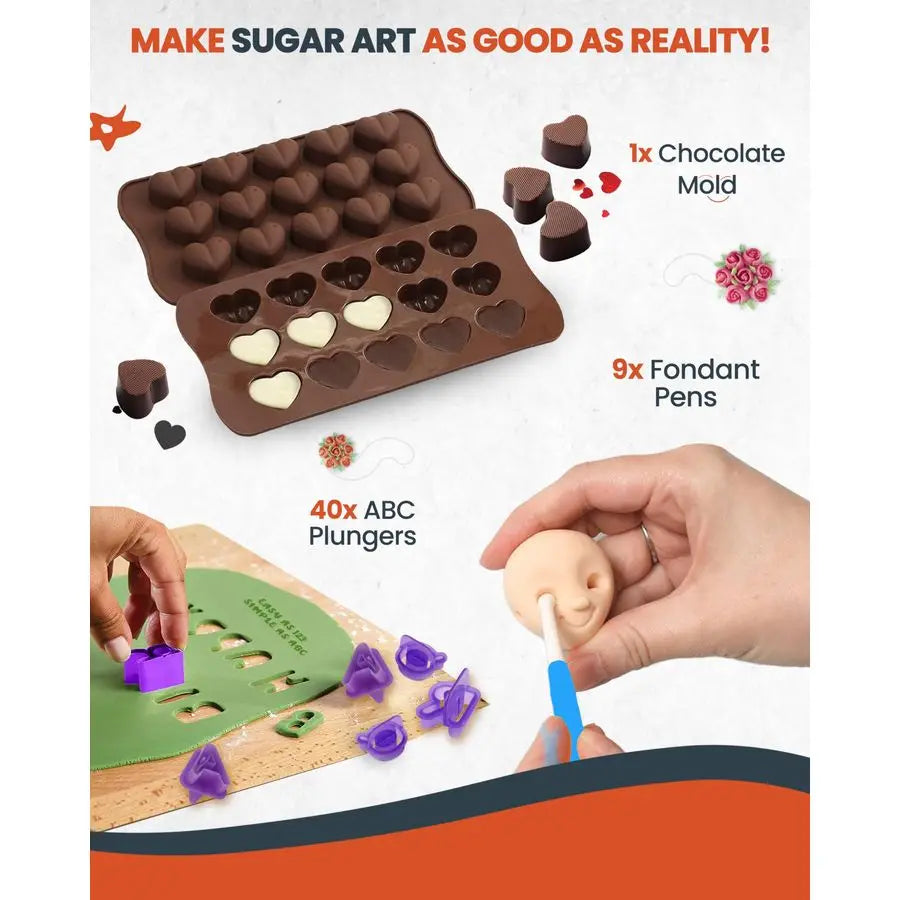 700PCs Cake Decorating Kit with Baking Supplies and Cake Turntable for Decorating