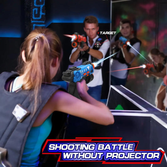 Infrared Laser Tag Projector and Shooting Game 2 Players for Indoor/Outdoor
