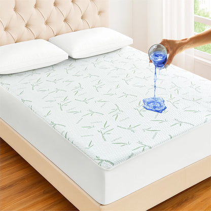 Bamboo Mattress Protector – 100% Waterproof, Bamboo Viscose Rayon