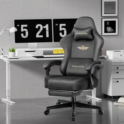 Computer/Gaming Desk Chair - Breathable Fabric, Cushioned with Adjustable Height and Armrests-5 colors Available