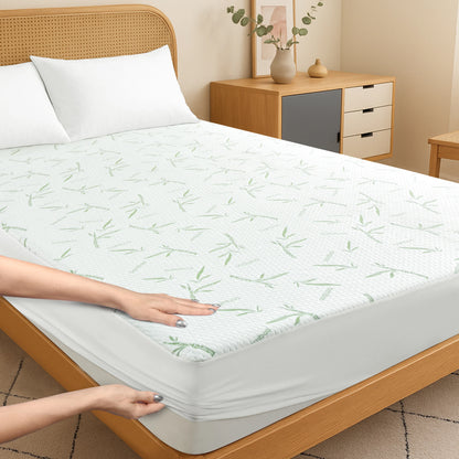 Bamboo Mattress Protector – 100% Waterproof, Bamboo Viscose Rayon