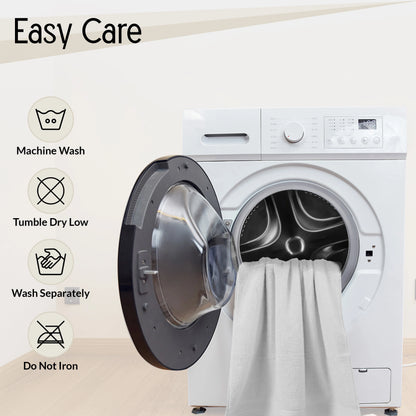 6-Piece Bath Towel Set – 100% Cotton,, Ultra-Soft & Absorbent