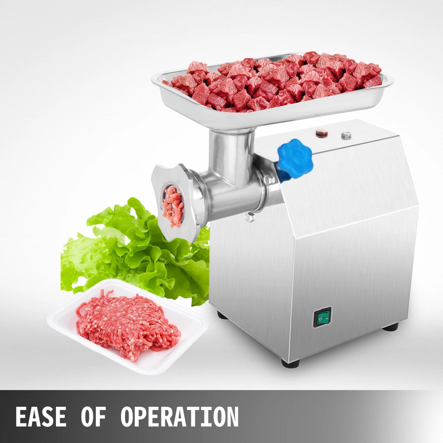 250Kg/H Electric Meat Grinder, Mincer, Commercial Kitchen Chopper, Food Processor