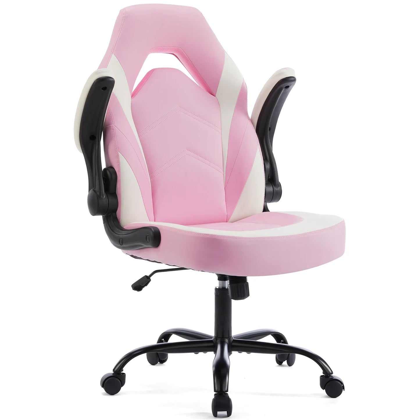 Computer/Gaming Chair, PU Leather with Flip-up Armrest