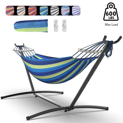 Hammock with Adjustable Stand  w/Storage Bag,
