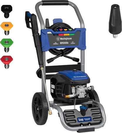 Customizable WPX3400e Electric Pressure Washer, 3400 Max PSI and 2.0 Max GPM, Brushless Motor,