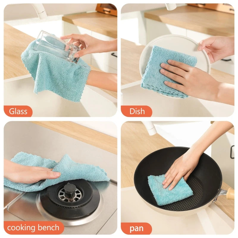 Cleaning Cloth- Set of 12 or18 piece, Soft and Highly Absorbent