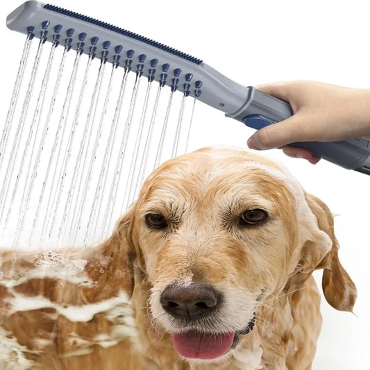 Dog Shower Wand with Attachments including 3 Spray Modes and 8 foot Hose