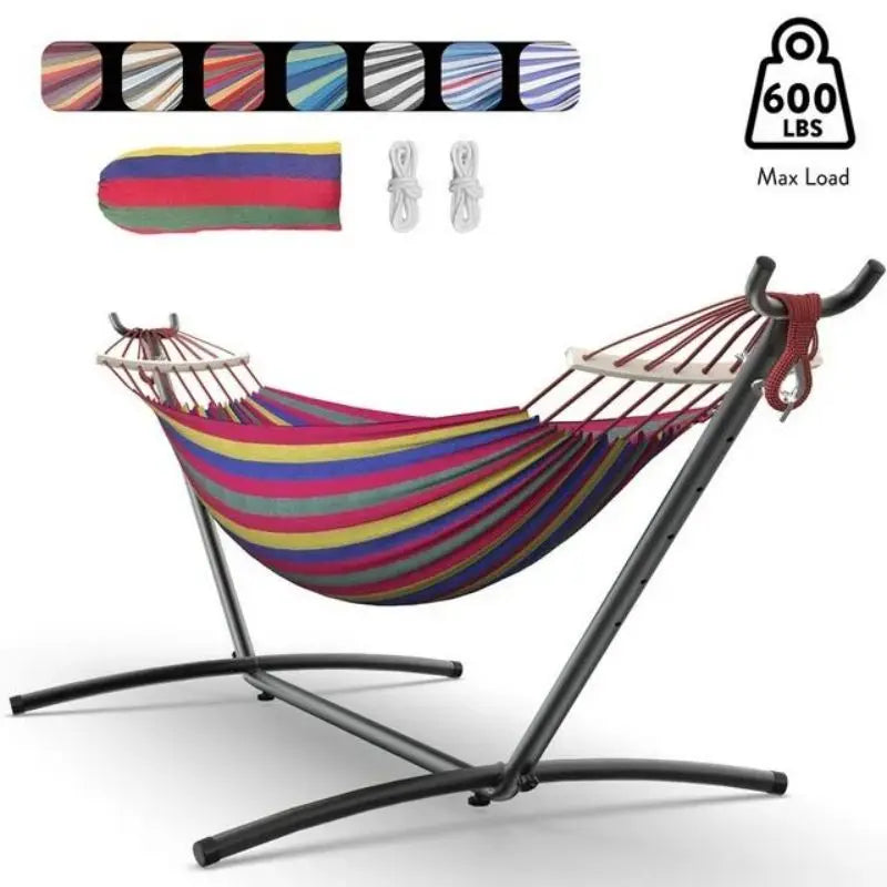 Hammock with Adjustable Stand  w/Storage Bag,