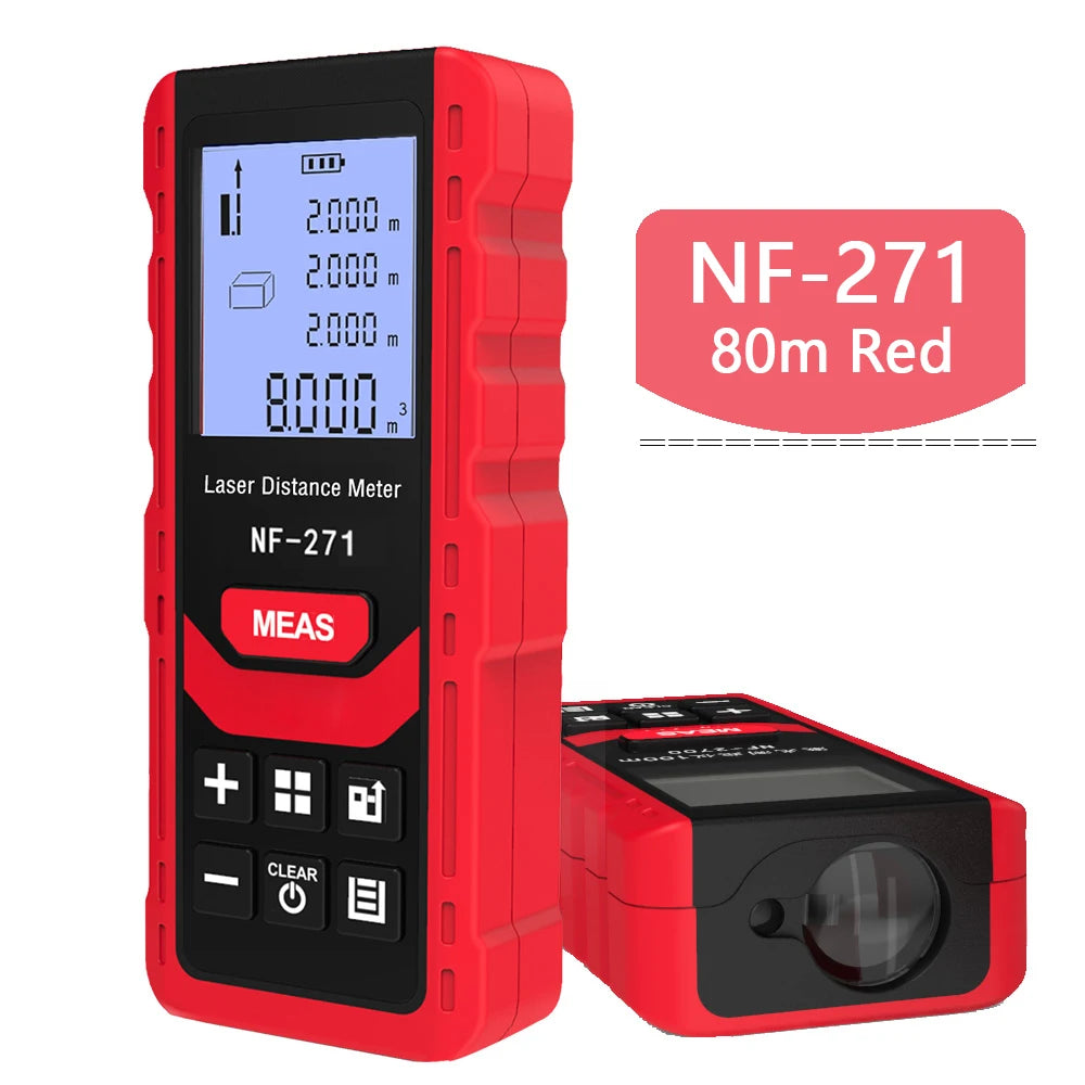 Laser Distance Meter-Rangefinder Measure Device Digital Ruler Tool