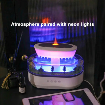 Rain Clouds Aroma Diffuser Air Humidifier With 7 Night Light
