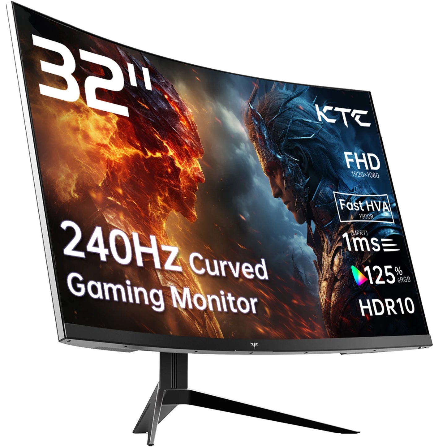 32 inch Curved Gaming Monitor w/Tilt Adjustability