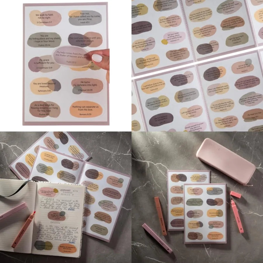80pcs Inspirational Bible Verse Stickers for Water Bottles, Laptops, and Journals, and more