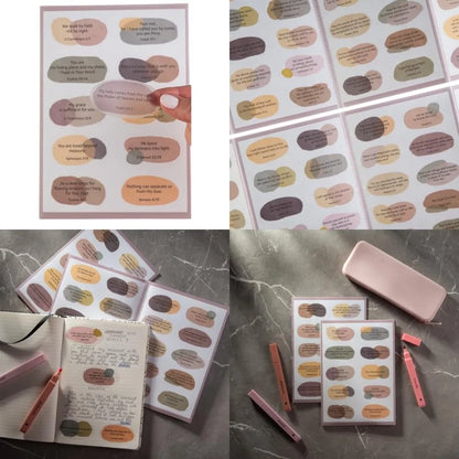 80pcs Inspirational Bible Verse Stickers for Water Bottles, Laptops, and Journals, and more