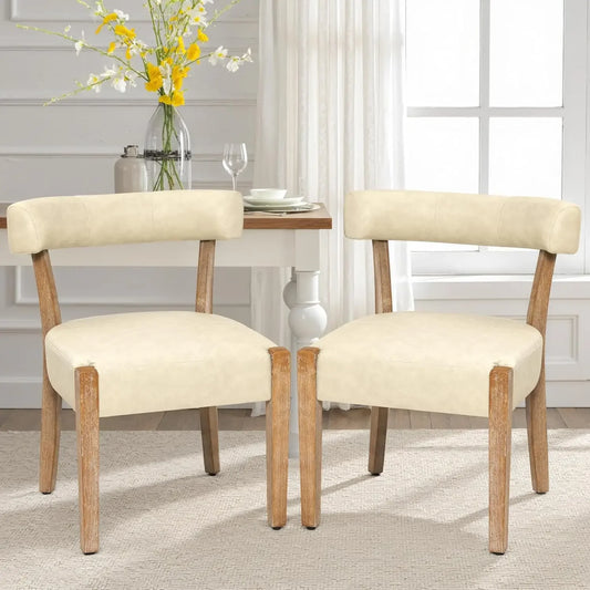 Set of 6 mid Century Modern Dining Chairs w/Low Back