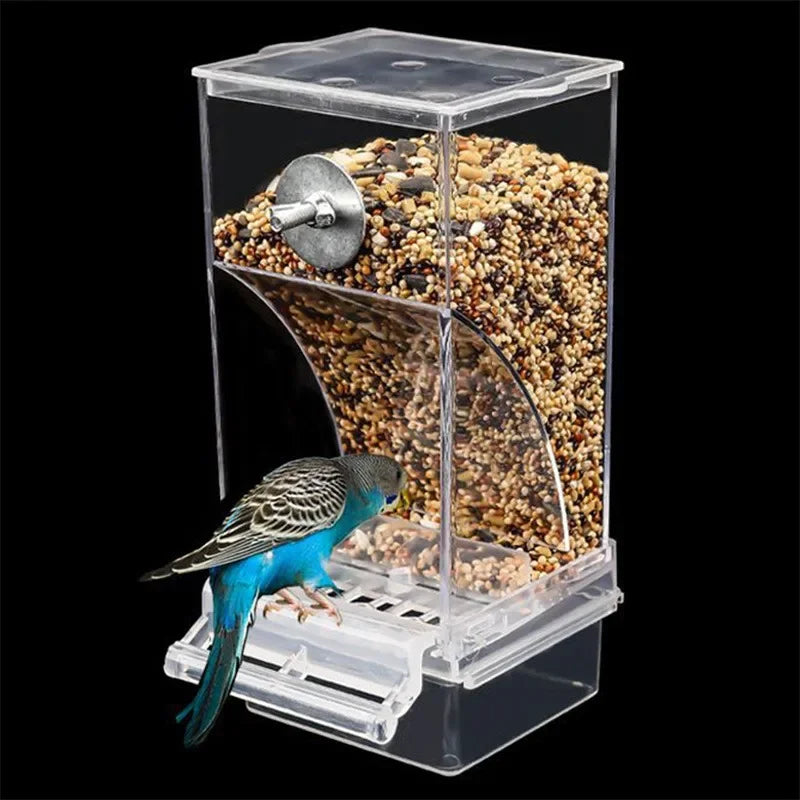 No Mess Bird Feeder, Automatic Feeder Drinker Acrylic