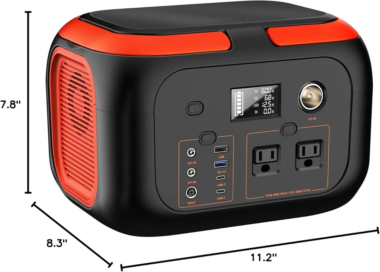 Portable Power Station,110V AC Outlets Solar Generator Power Bank