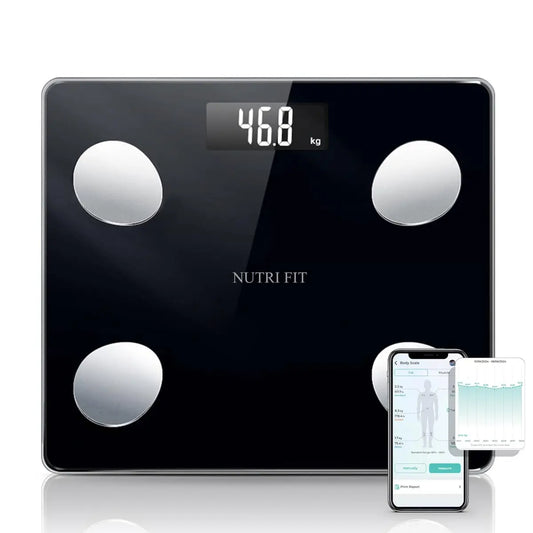 Digital Bluetooth Smart Scale -Health Monitoring Analysis - Body Weight, BMI, Fat, Muscle Analysis with App
