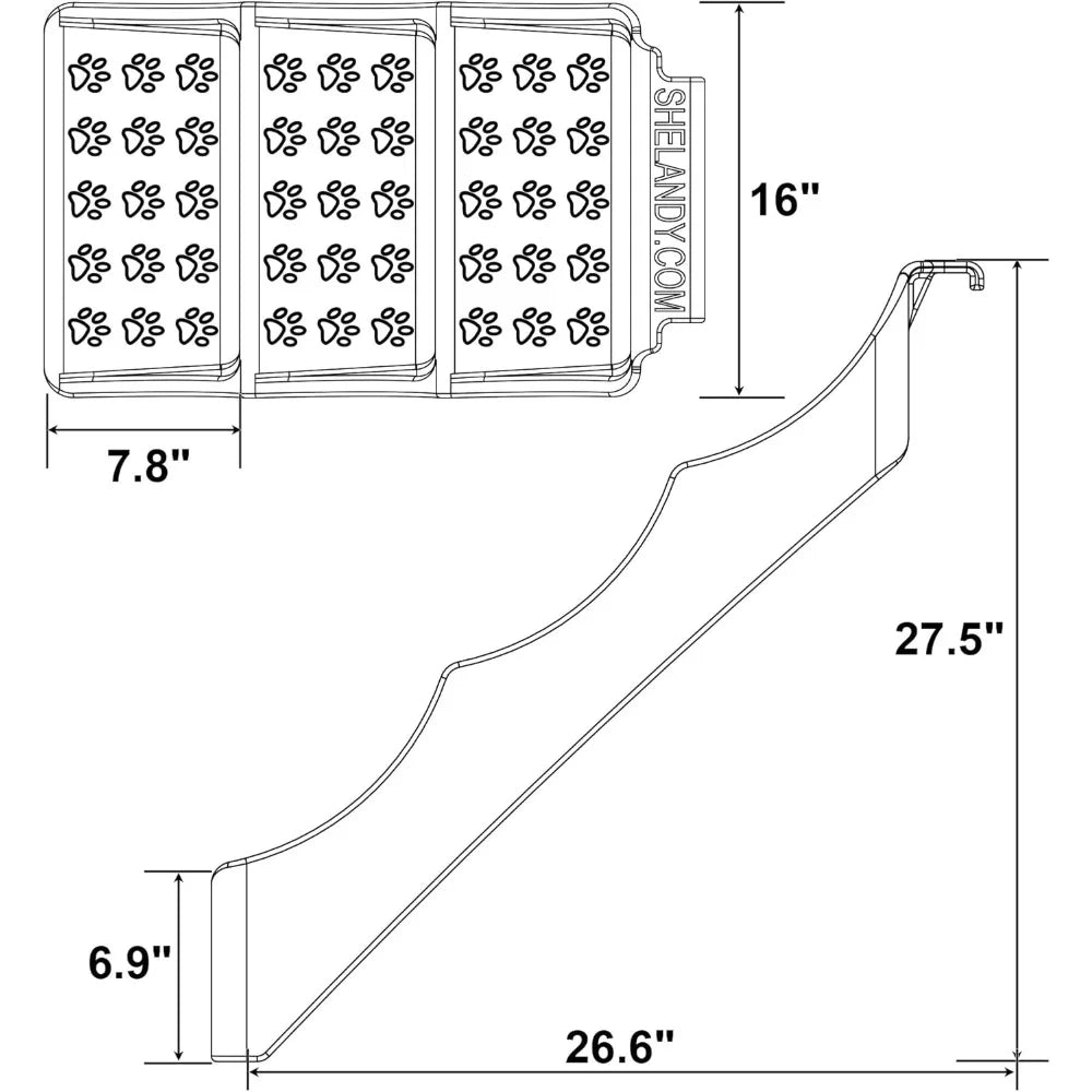 45" Pet Grooming Bathtub Dog Wash Station | Heavy Duty Bathing Tub (Bathtub & Stairs Combo) Fast shipping Free  delivery