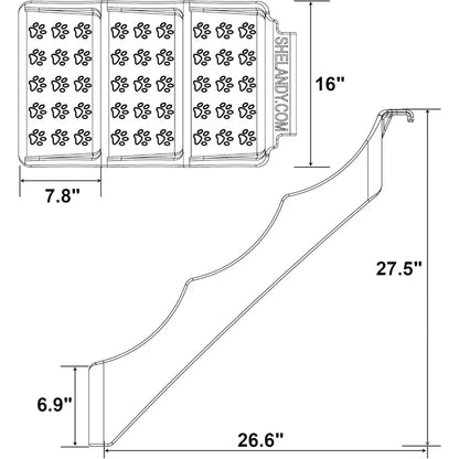 45" Pet Grooming Bathtub Dog Wash Station | Heavy Duty Bathing Tub (Bathtub & Stairs Combo) Fast shipping Free  delivery