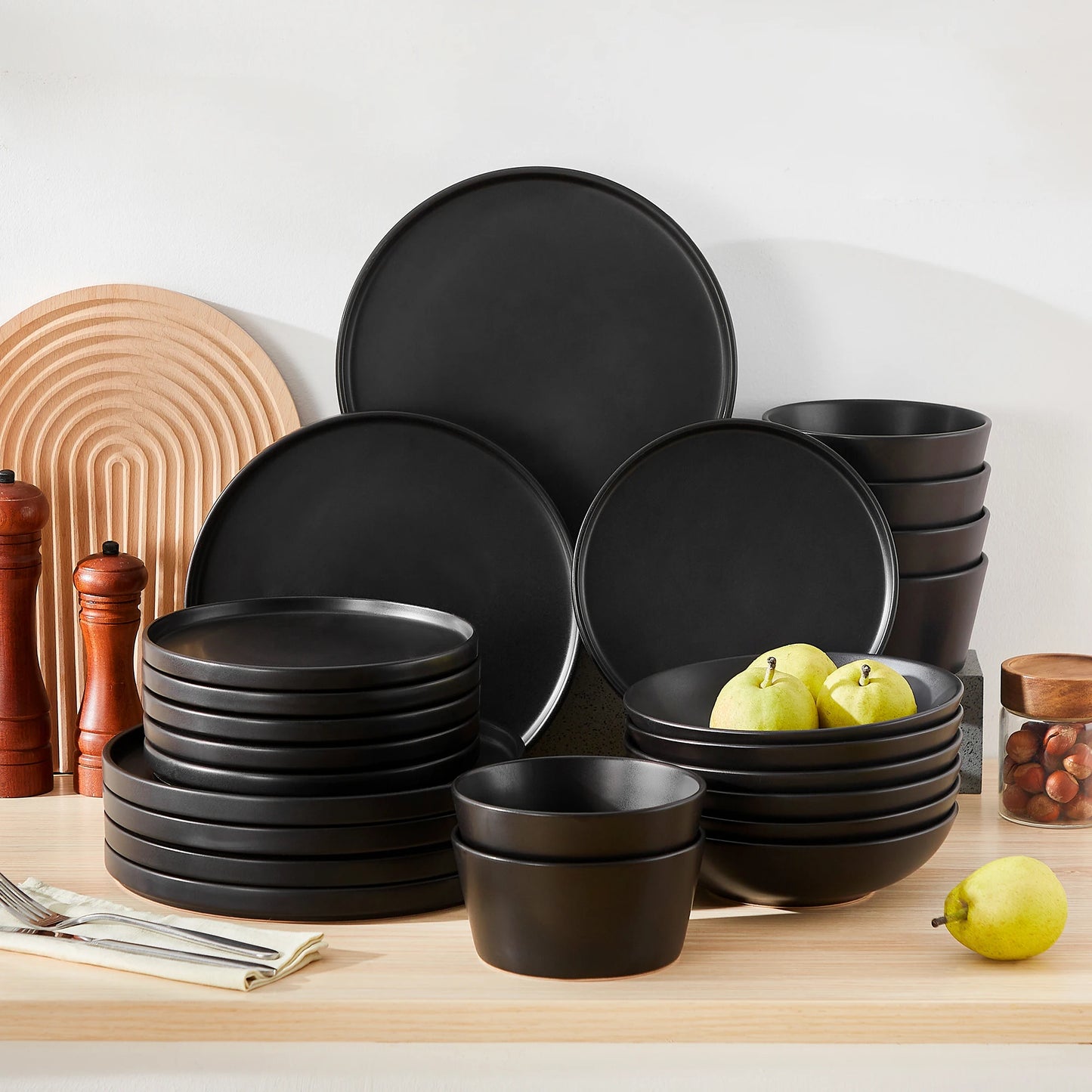 Vancasso 18/24 Piece Ceramic Stoneware Dinnerware Set