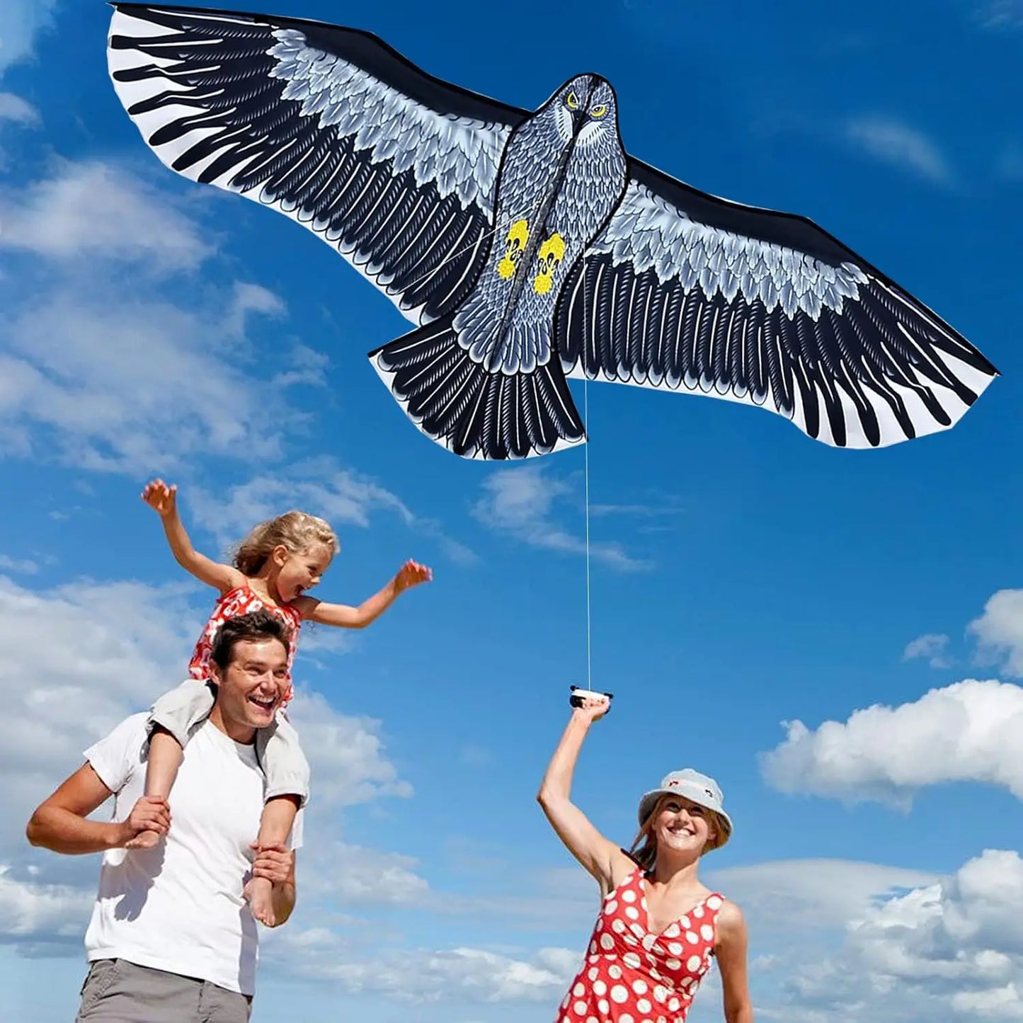 Huge 185cm Eagle Kite With Handle Line