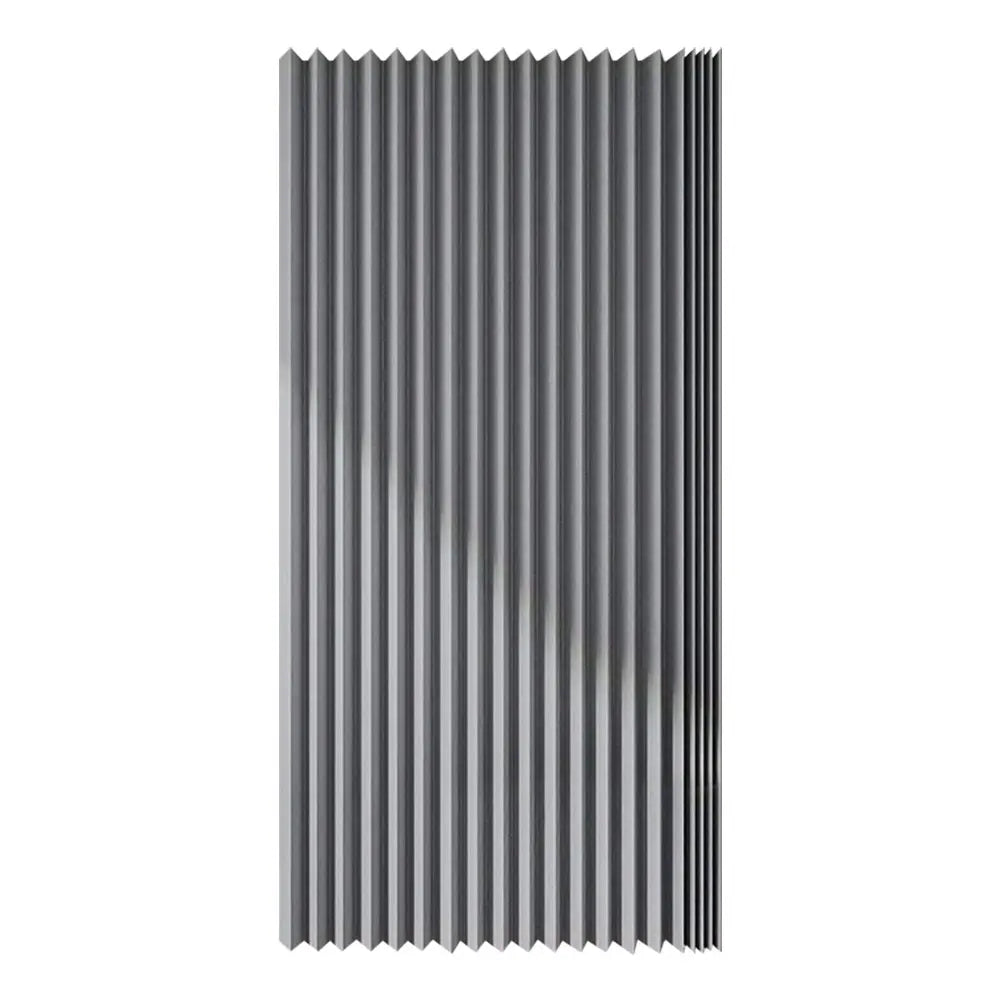 Privacy Bathroom Divider, Foldable Magnetic Shower Curtain, Waterproof with 14 Hooks