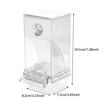 No Mess Bird Feeder, Automatic Feeder Drinker Acrylic