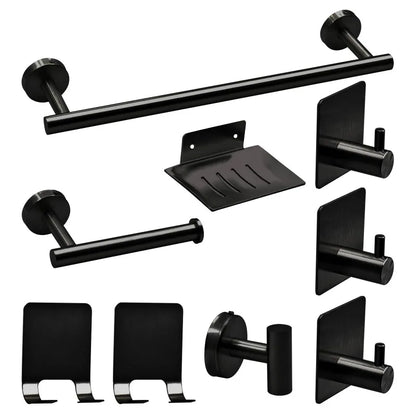 7 pcs Bathroom Towel Rack, Hardware Set Included