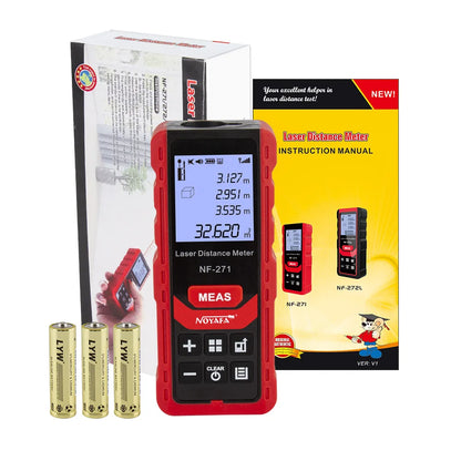 Laser Distance Meter-Rangefinder Measure Device Digital Ruler Tool