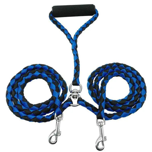 1.4m Pet Double Leash 2 Way Couplers