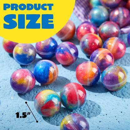 24 Pcs Mini Slime Party Favors-Multicolor Galaxy Slime Balls