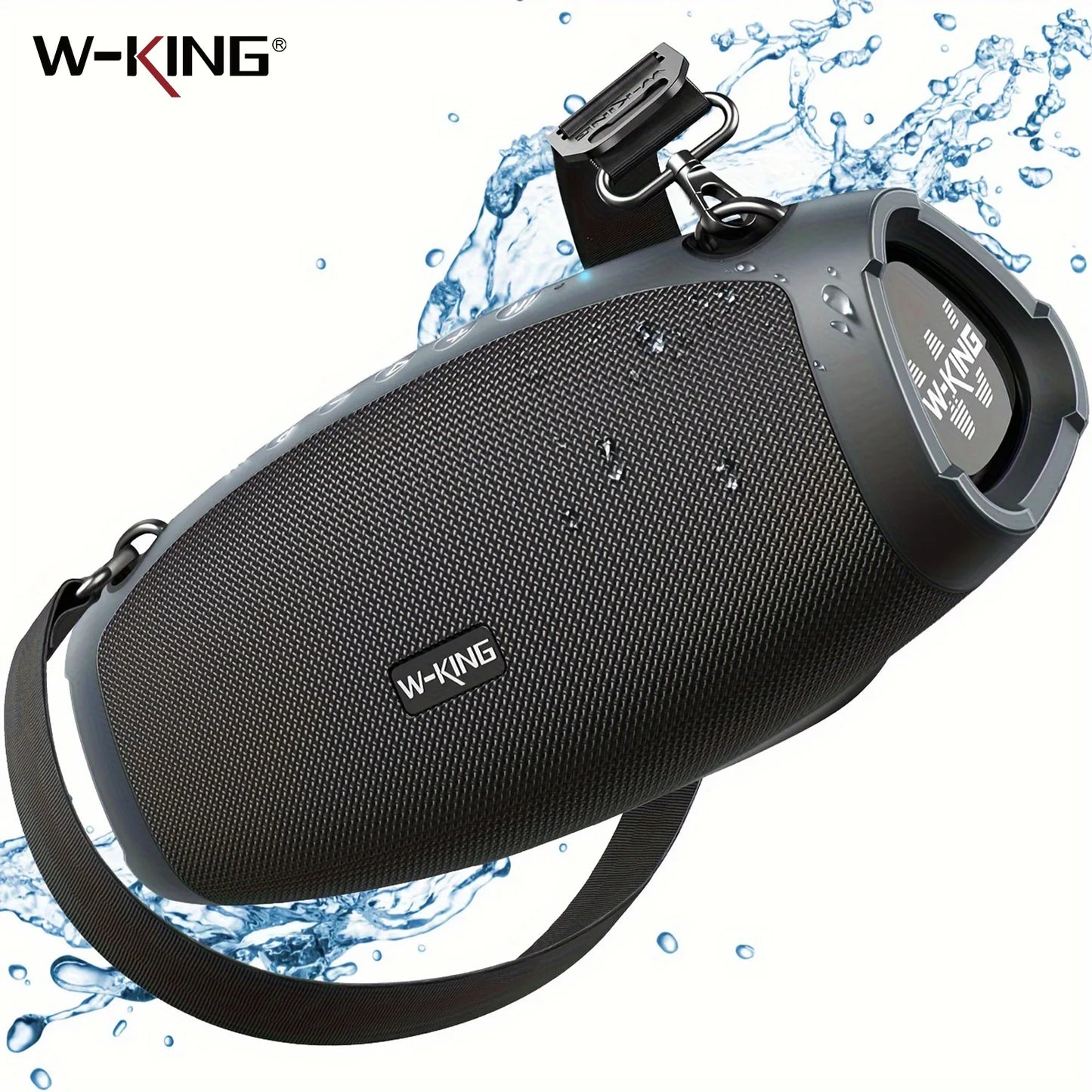 Wireless Bluetooth Speaker, Waterproof, Portable w/ Subwoofer Triple Passive Radiators-Deep Bass