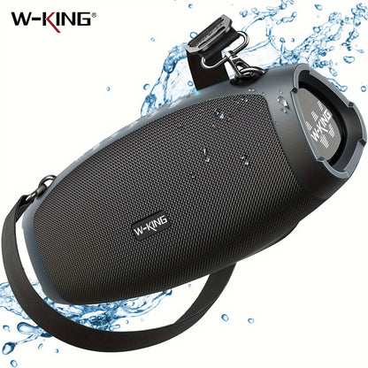 Wireless Bluetooth Speaker, Waterproof, Portable w/ Subwoofer Triple Passive Radiators-Deep Bass