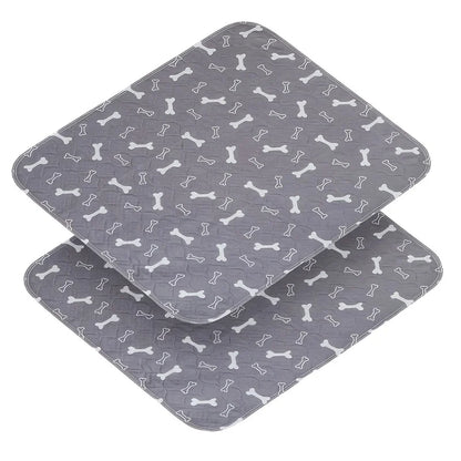 Washable Pee Pads, Set of 2, Reusable, Absorbent Pads, Non-Slip and Waterproof