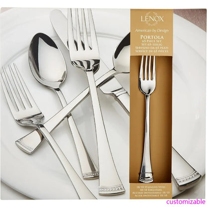 Portola 65-Piece Flatware Set