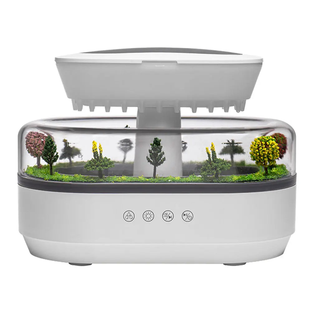 Rain Clouds Aroma Diffuser Air Humidifier With 7 Night Light