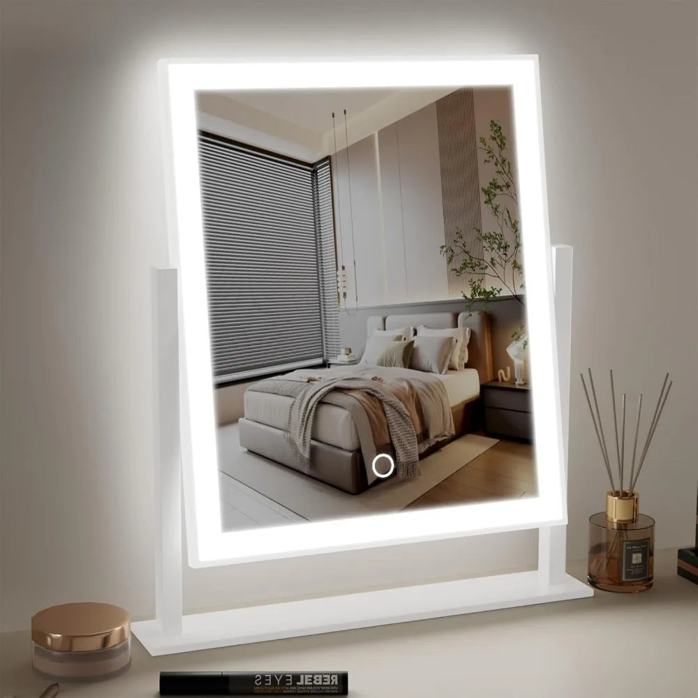 Lighted LED Makeup Mirror with Smart Touch Control
