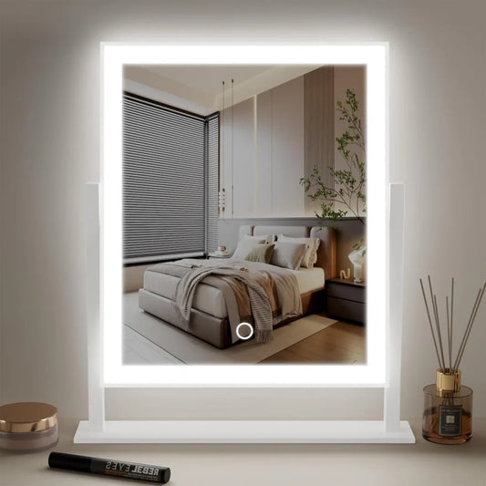 Lighted LED Makeup Mirror with Smart Touch Control
