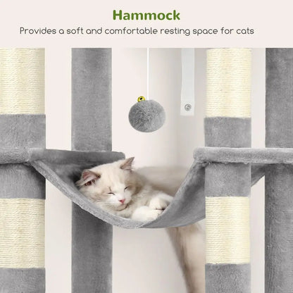 XXL Giant Cat Tree, 83 Inch, Heavy Duty w/Multi-Levels