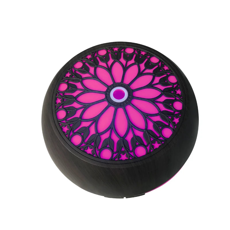 550ml Diffuser w/ 6 Essential Oils ,3 Mist Modes, Wireless Control & Auto Safety Off