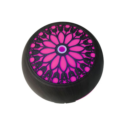 550ml Diffuser w/ 6 Essential Oils ,3 Mist Modes, Wireless Control & Auto Safety Off