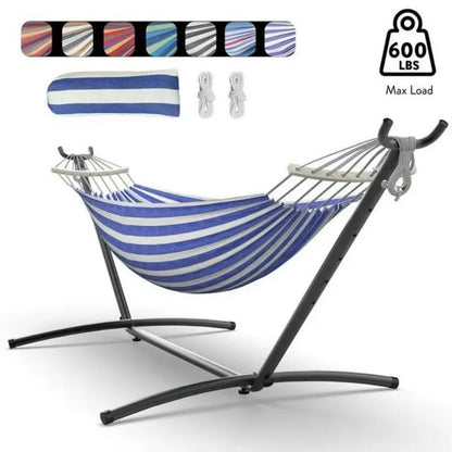 Hammock with Adjustable Stand  w/Storage Bag,