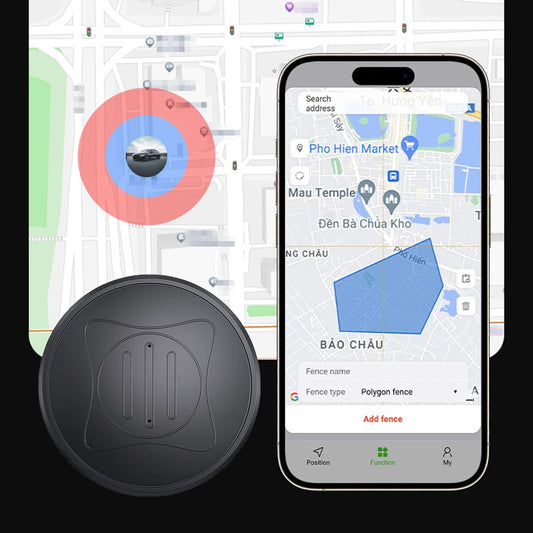 Mini GPS Tracker- Magnetic, Small and Portable w/ Real time alerts, Smart App, Tracking History