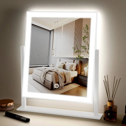 Lighted LED Makeup Mirror with Smart Touch Control