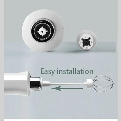 3 In 1 Wireless Handheld Electric Milk Foam Machine w/ blade attachments